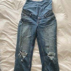 H&M MAMA Mom Ankle Jeans